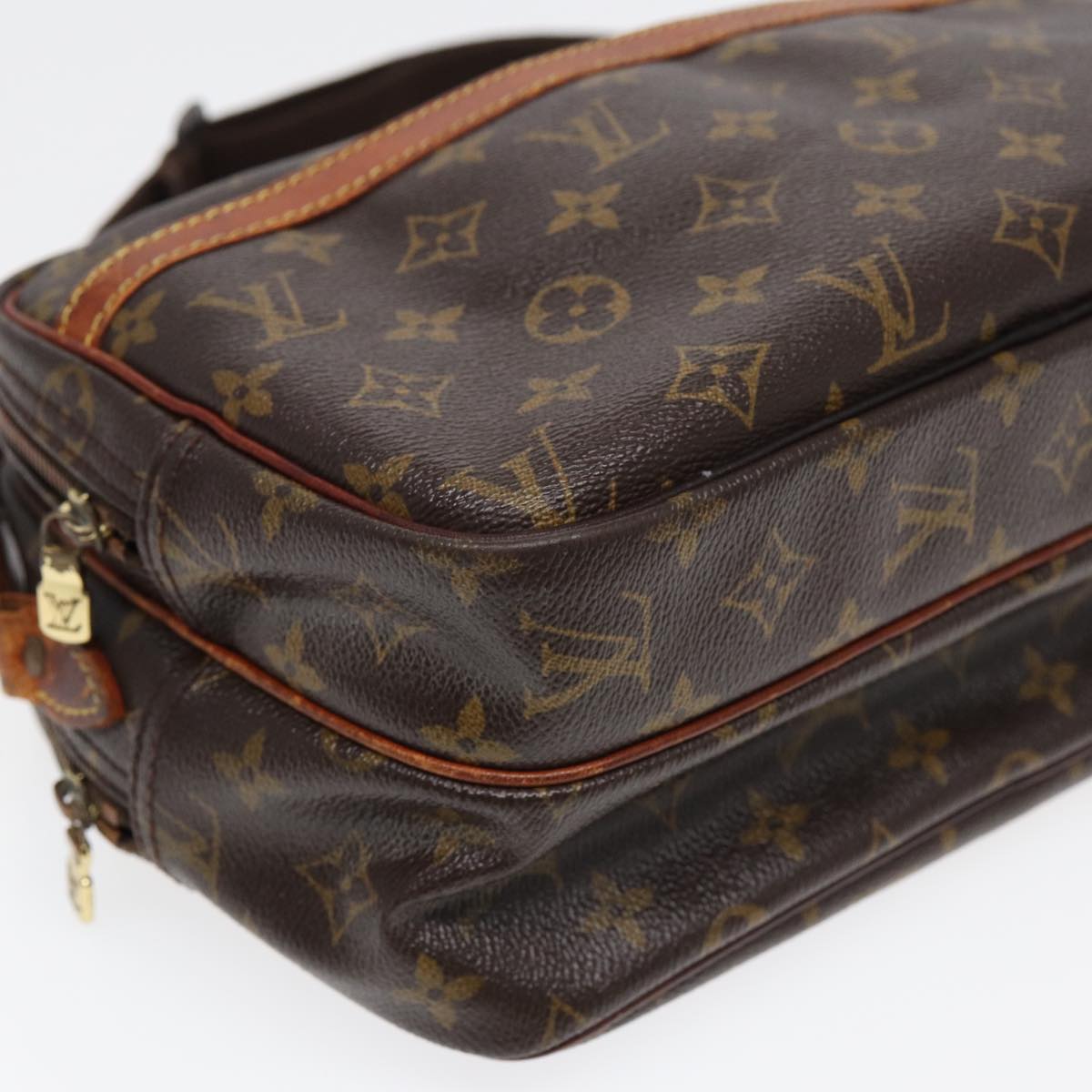 LOUIS VUITTON Monogram Reporter PM Shoulder Bag M45254 LV Auth 82003