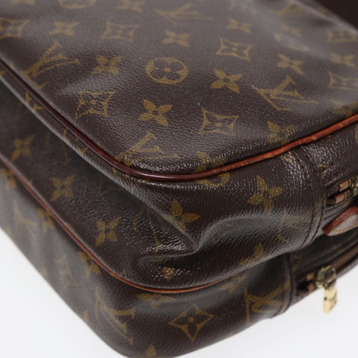 LOUIS VUITTON Monogram Reporter PM Shoulder Bag M45254 LV Auth 82003