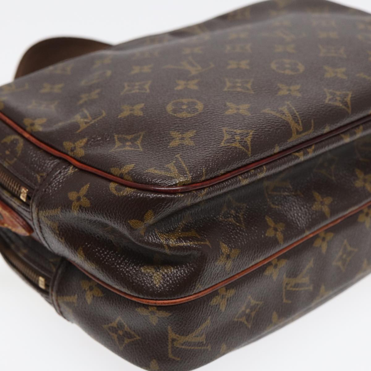 LOUIS VUITTON Monogram Reporter PM Shoulder Bag M45254 LV Auth 82003