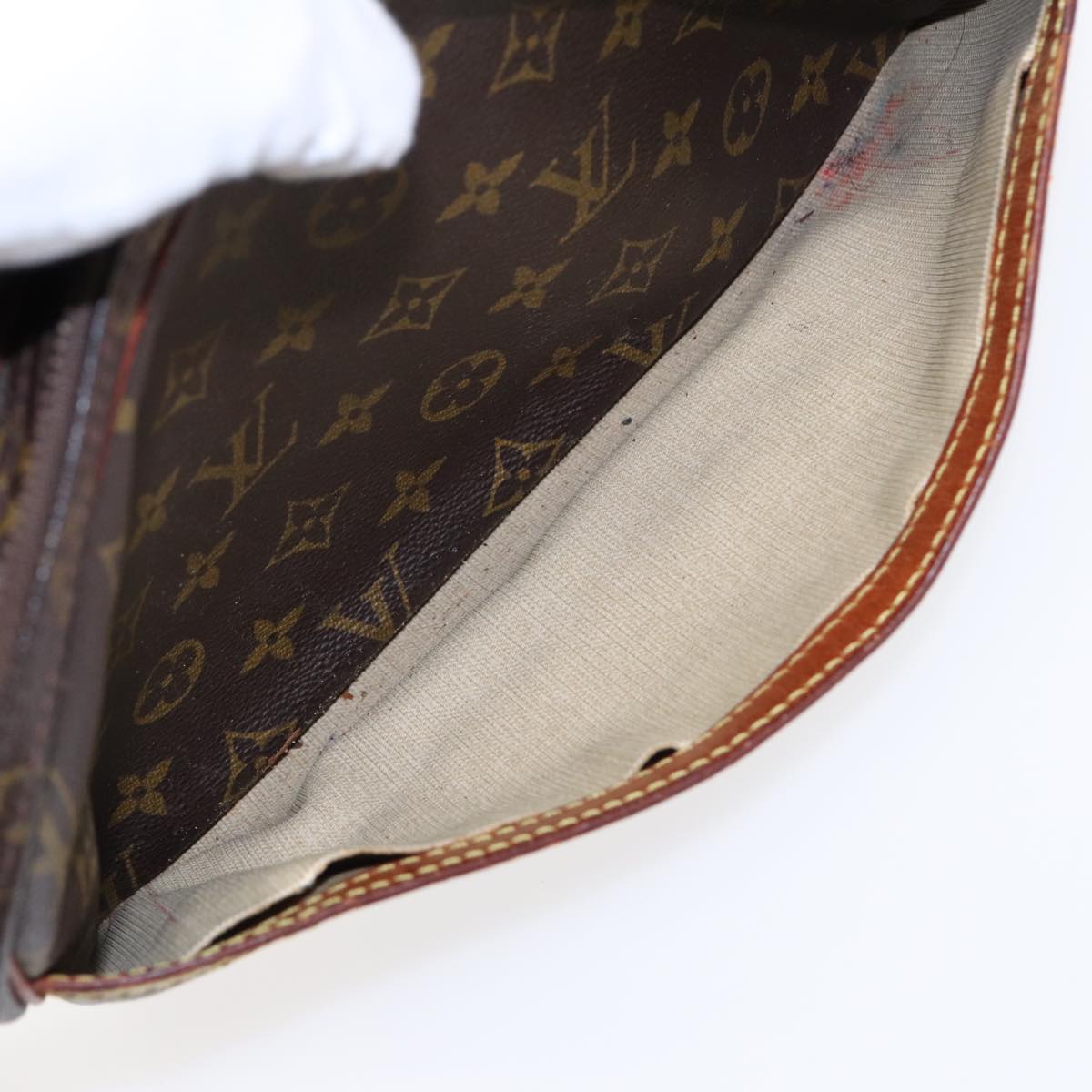 LOUIS VUITTON Monogram Reporter PM Shoulder Bag M45254 LV Auth 82003