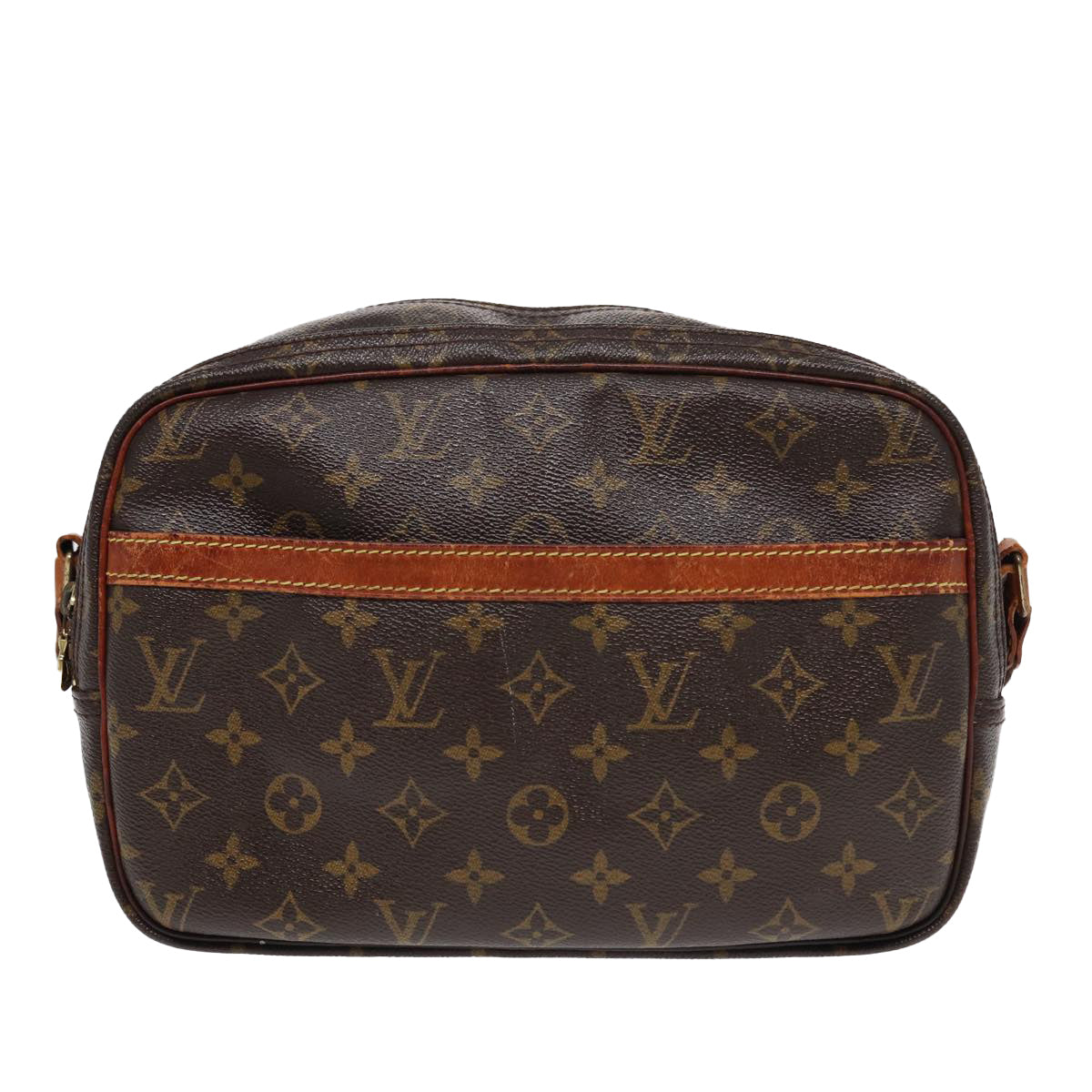 LOUIS VUITTON Monogram Reporter PM Shoulder Bag M45254 LV Auth 82003