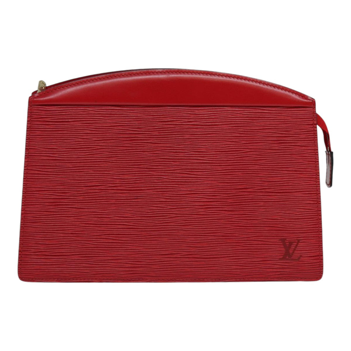 LOUIS VUITTON Epi Trousse Crete Clutch Bag Red M48407 LV Auth 82014 - 0