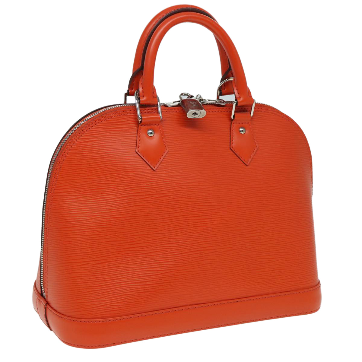 LOUIS VUITTON Epi Alma PM Hand Bag Orange Pimon M40623 LV Auth 82018