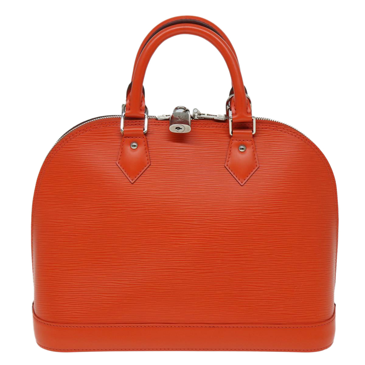 LOUIS VUITTON Epi Alma PM Hand Bag Orange Pimon M40623 LV Auth 82018