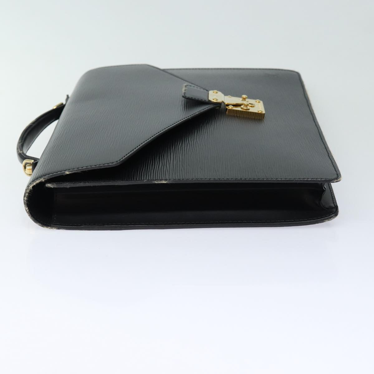 LOUIS VUITTON Epi Porte Documents Bandouliere Black M54462 LV Auth 82019