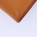 LOUIS VUITTON Epi Pochette Accessoires Pouch Orange Mandarin M5294H Auth 82026-16