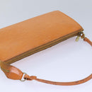 LOUIS VUITTON Epi Pochette Accessoires Pouch Orange Mandarin M5294H Auth 82026-6