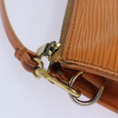 LOUIS VUITTON Epi Pochette Accessoires Pouch Orange Mandarin M5294H Auth 82026-9