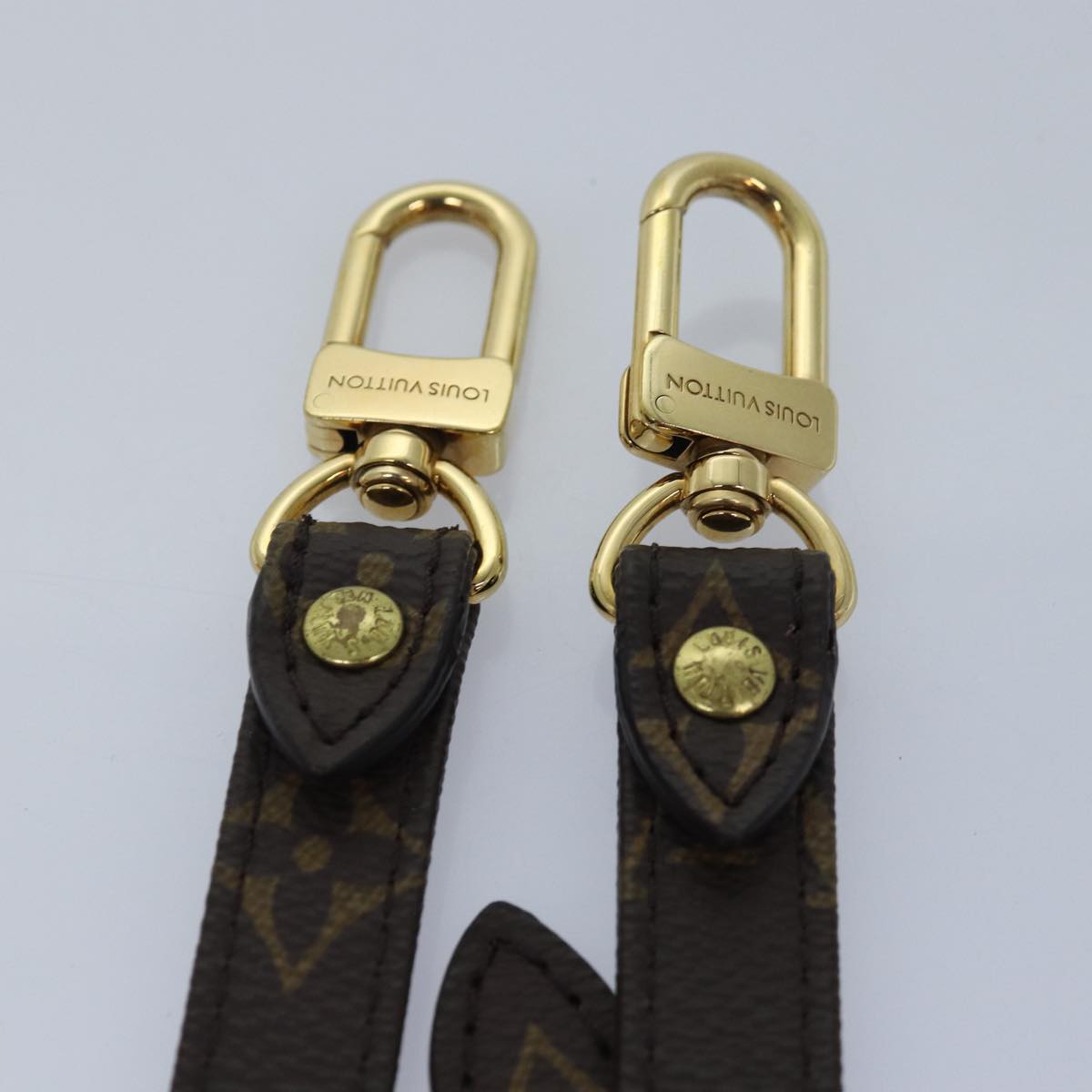 LOUIS VUITTON Monogram Adjustable Shoulder Strap 36.6""-43.7"" LV Auth 82027