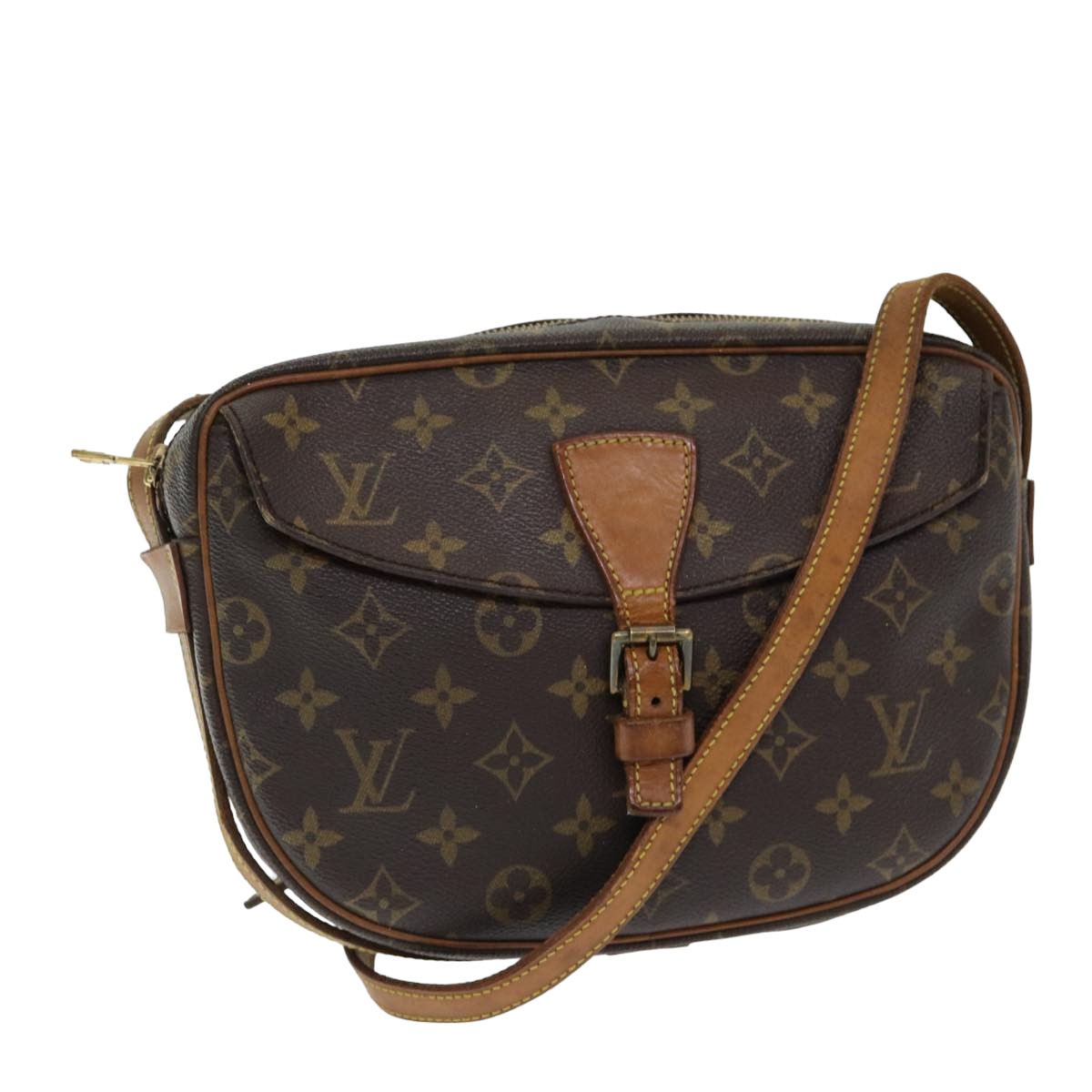 LOUIS VUITTON Monogram Jeune Fille MM Shoulder Bag M51226 LV Auth 82029