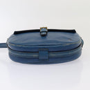 LOUIS VUITTON Epi June Feuille MM Shoulder Bag Blue M52155 LV Auth 82031-5