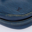 LOUIS VUITTON Epi June Feuille MM Shoulder Bag Blue M52155 LV Auth 82031-15