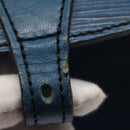 LOUIS VUITTON Epi June Feuille MM Shoulder Bag Blue M52155 LV Auth 82031-9