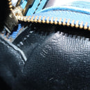 LOUIS VUITTON Epi June Feuille MM Shoulder Bag Blue M52155 LV Auth 82031-12