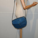 LOUIS VUITTON Epi June Feuille MM Shoulder Bag Blue M52155 LV Auth 82031-25