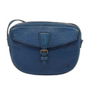 LOUIS VUITTON Epi June Feuille MM Shoulder Bag Blue M52155 LV Auth 82031-13