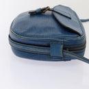 LOUIS VUITTON Epi June Feuille MM Shoulder Bag Blue M52155 LV Auth 82031-3