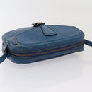 LOUIS VUITTON Epi June Feuille MM Shoulder Bag Blue M52155 LV Auth 82031-6