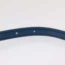 LOUIS VUITTON Epi June Feuille MM Shoulder Bag Blue M52155 LV Auth 82031-14