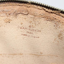 LOUIS VUITTON Monogram Trousse Demi Ronde Cosmetic Pouch M47520 LV Auth 82041-9