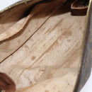 LOUIS VUITTON Monogram Trousse Demi Ronde Cosmetic Pouch M47520 LV Auth 82041-10