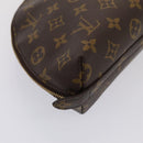 LOUIS VUITTON Monogram Trousse Demi Ronde Cosmetic Pouch M47520 LV Auth 82041-14