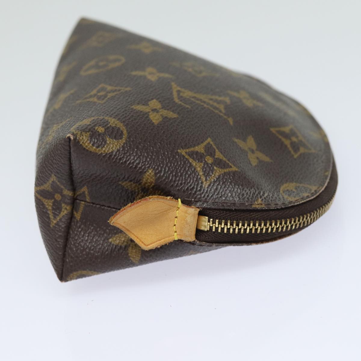 LOUIS VUITTON Monogram Pochette Cosmetic PM Cosmetic Pouch M47515 LV Auth 82042