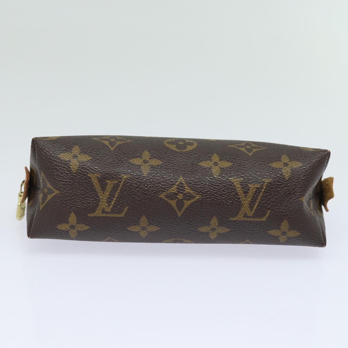 LOUIS VUITTON Monogram Pochette Cosmetic PM Cosmetic Pouch M47515 LV Auth 82042