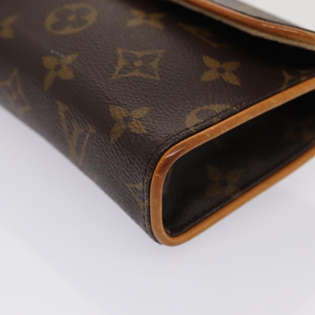 LOUIS VUITTON Monogram Pochette Florentine Waist bag M51855 LV Auth 82044