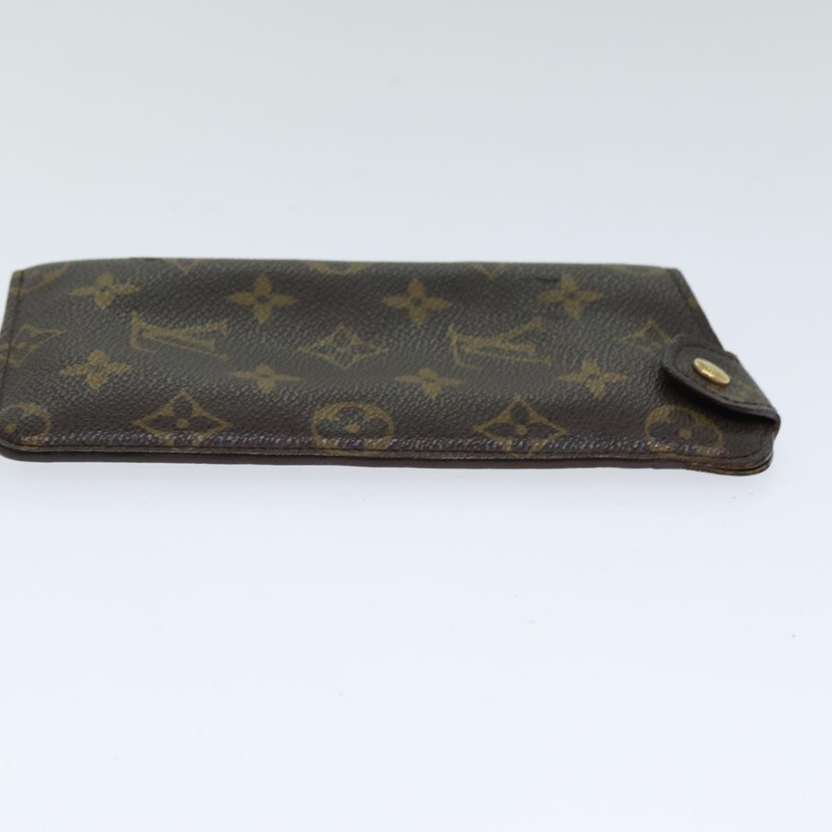 LOUIS VUITTON Monogram Etui Lunette MM Glasses Case M66544 LV Auth 82045