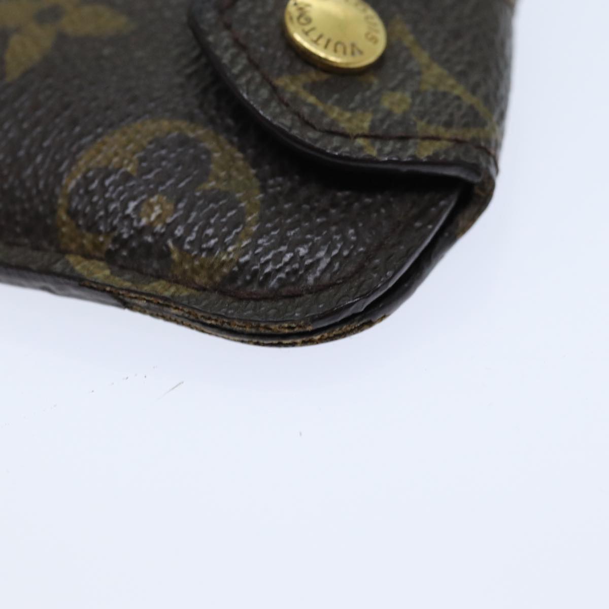 LOUIS VUITTON Monogram Etui Lunette MM Glasses Case M66544 LV Auth 82045