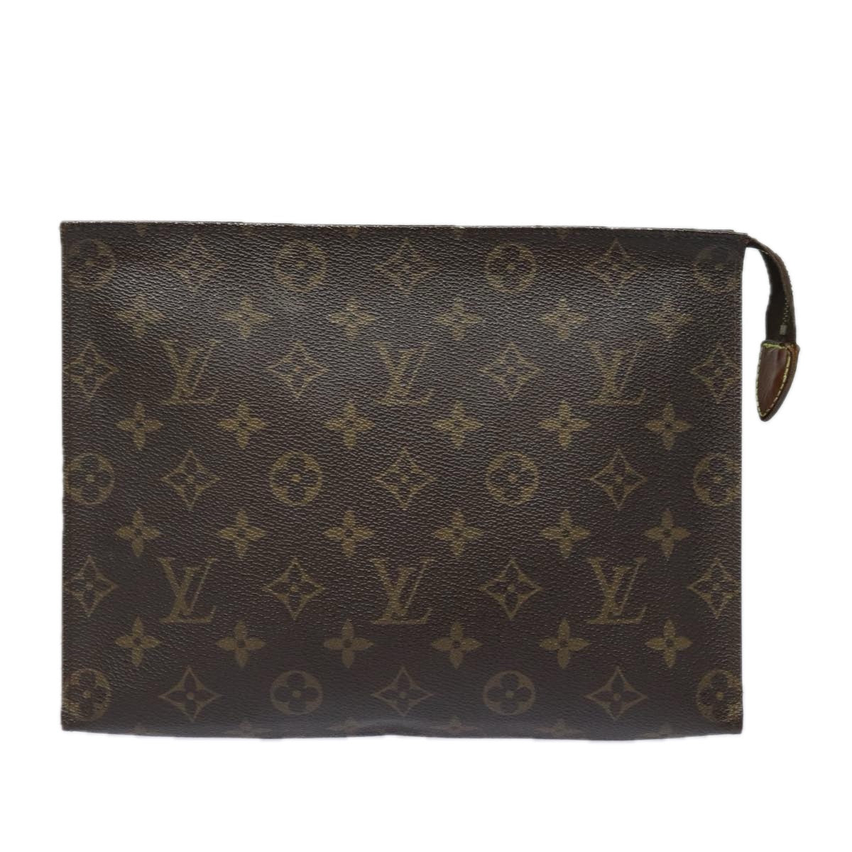 LOUIS VUITTON Monogram Poche Toilette 26 Pouch M47542 LV Auth 82056