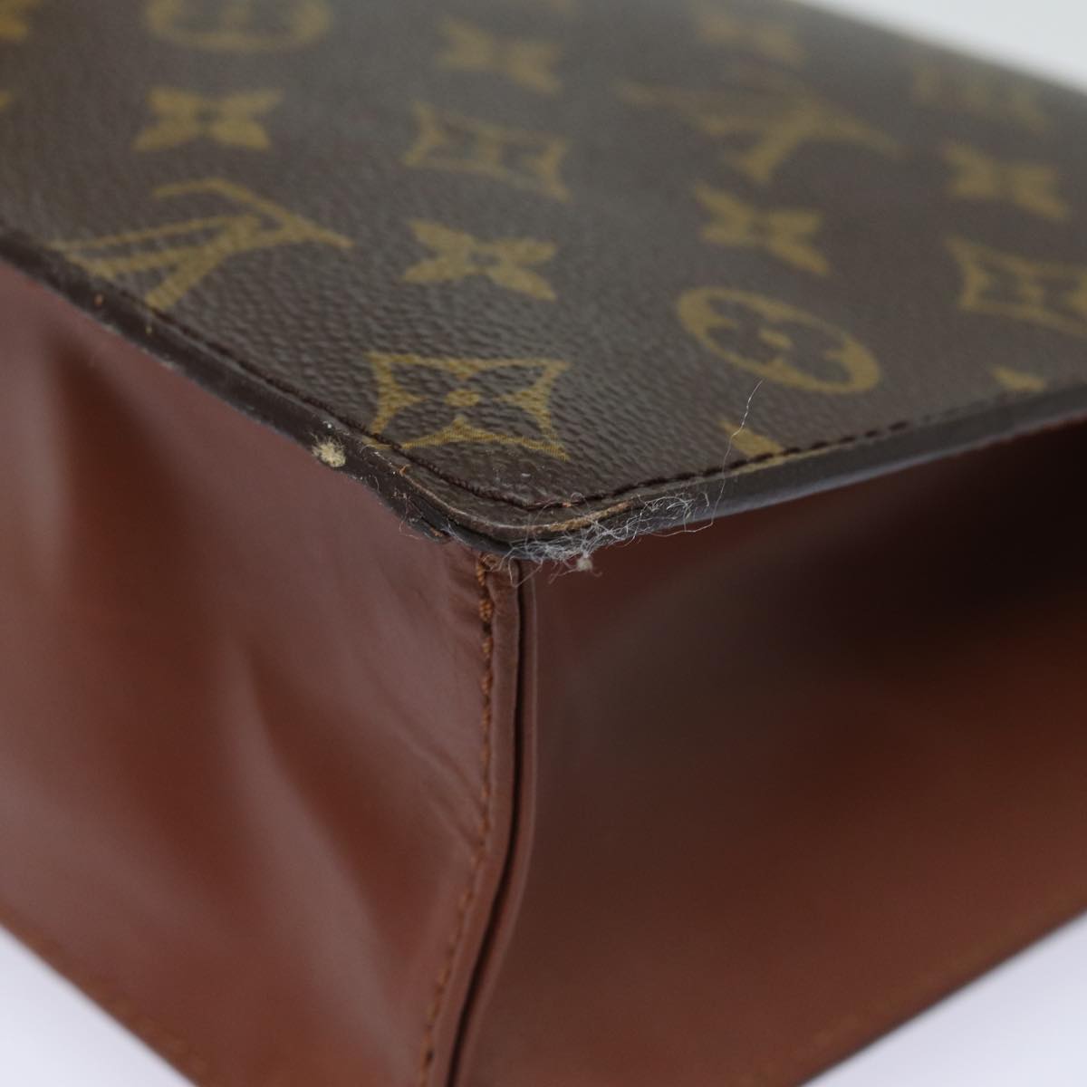 LOUIS VUITTON Monogram Monceau Hand Bag 2way M51185 LV Auth 82066