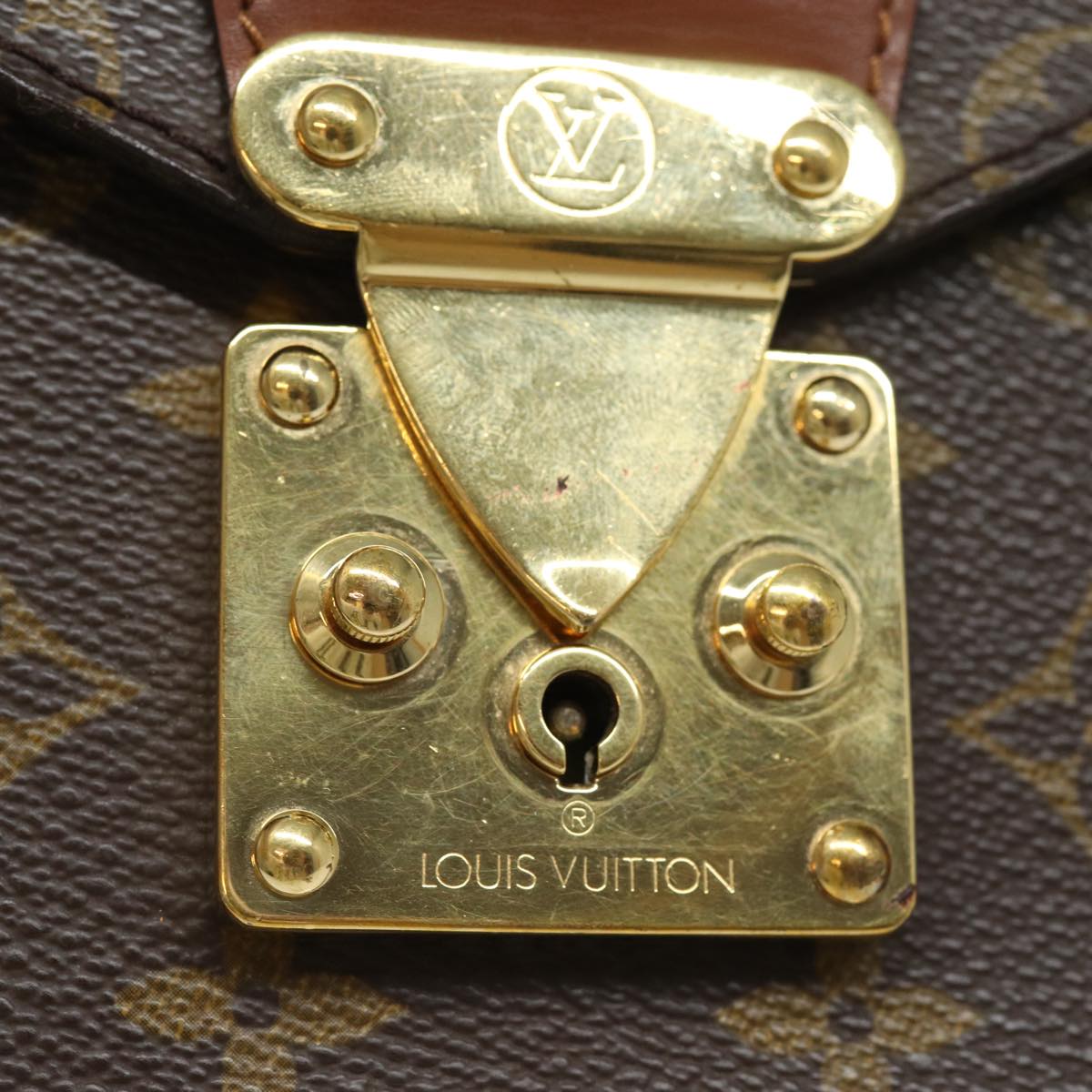 LOUIS VUITTON Monogram Monceau Hand Bag 2way M51185 LV Auth 82066