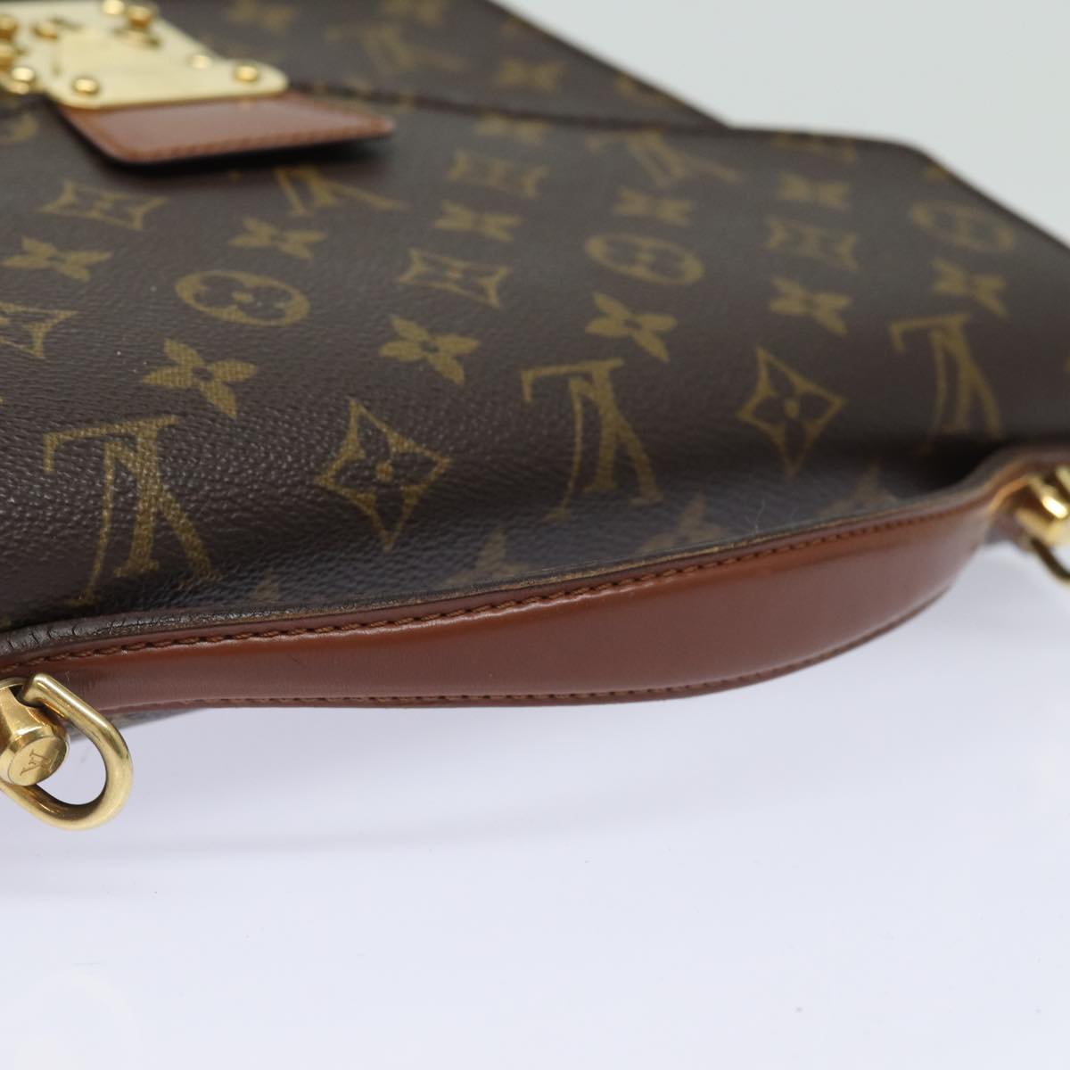 LOUIS VUITTON Monogram Monceau Hand Bag 2way M51185 LV Auth 82066