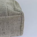 PRADA Hand Bag Canvas Gray Auth 82074-15