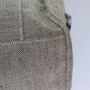 PRADA Hand Bag Canvas Gray Auth 82074-9