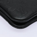 LOUIS VUITTON Monogram Empreinte Pochette Double Zip Bag M68568 LV Auth 82076SM-16