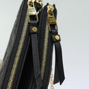 LOUIS VUITTON Monogram Empreinte Pochette Double Zip Bag M68568 LV Auth 82076SM-9