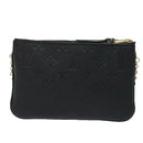 LOUIS VUITTON Monogram Empreinte Pochette Double Zip Bag M68568 LV Auth 82076SM-2