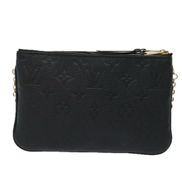 LOUIS VUITTON Monogram Empreinte Pochette Double Zip Bag M68568 LV Auth 82076SM - 0