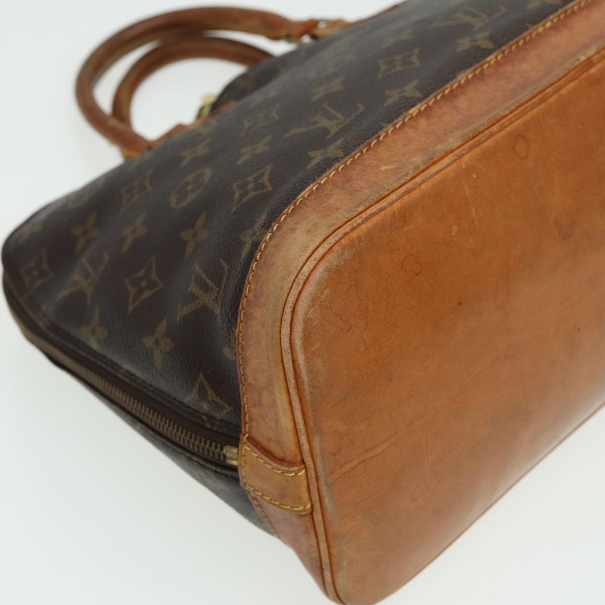 LOUIS VUITTON Monogram Alma Hand Bag M51130 LV Auth 82078