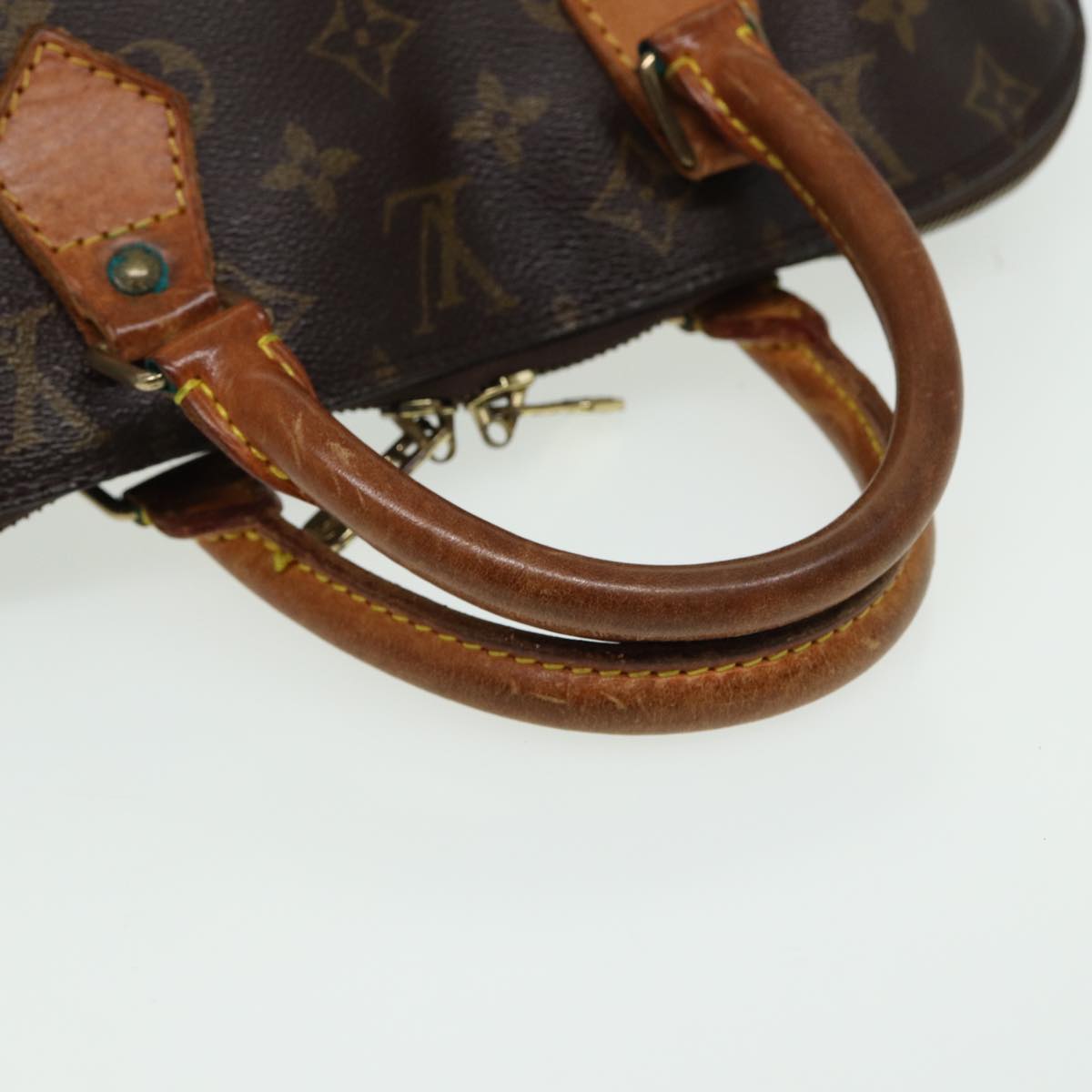 LOUIS VUITTON Monogram Alma Hand Bag M51130 LV Auth 82078