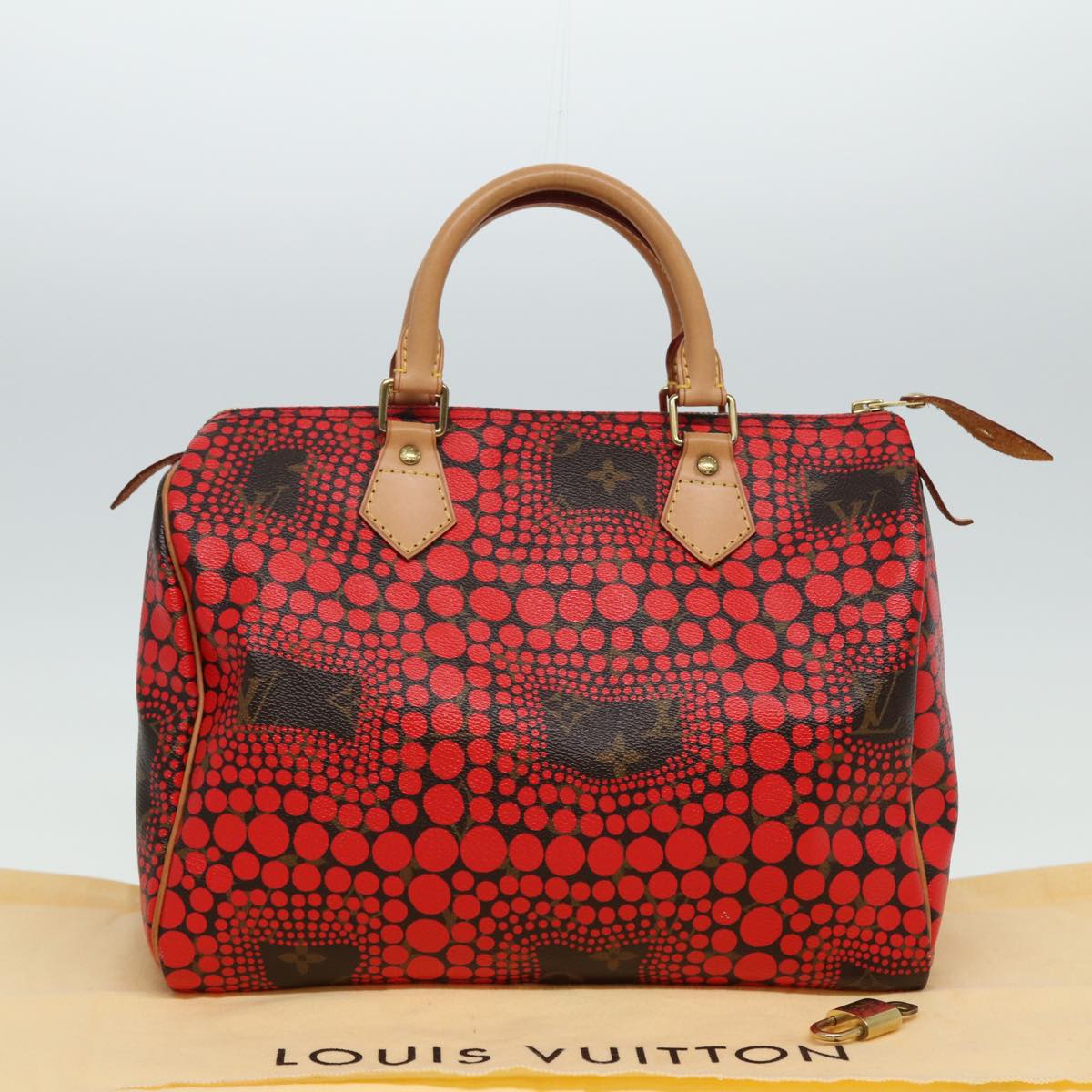 LOUIS VUITTON Monogram Dot Infinity Speedy 30 Hand Bag M40693 LV Auth 82080A