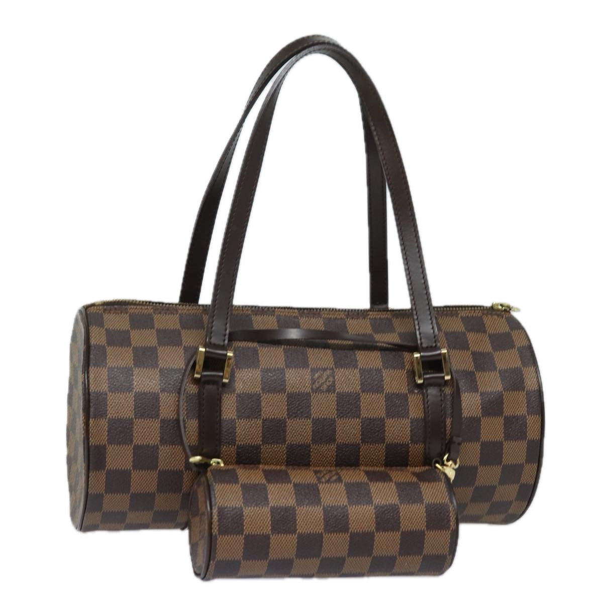 LOUIS VUITTON Damier Ebene Papillon 30 Hand Bag N51303 LV Auth 82093