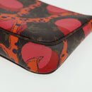 LOUIS VUITTON Monogram La Mage Pochette Accessoires Red M41604 LV Auth 82094-18