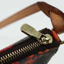 LOUIS VUITTON Monogram La Mage Pochette Accessoires Red M41604 LV Auth 82094-9