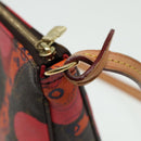 LOUIS VUITTON Monogram La Mage Pochette Accessoires Red M41604 LV Auth 82094-20