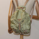 PRADA Backpack Nylon Khaki Auth 82104-21