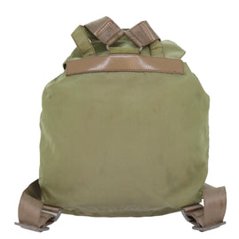 PRADA Backpack Nylon Khaki Auth 82104 - 0